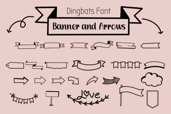 Banner and Arrows Font Download for Desktop