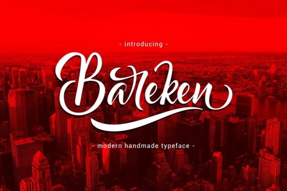 Bareken Font Download for Desktop