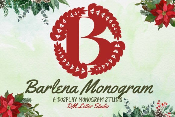 Barlena Monogram Font Download for Desktop