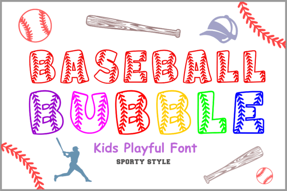 Baseball Bubble Font - Featured Image