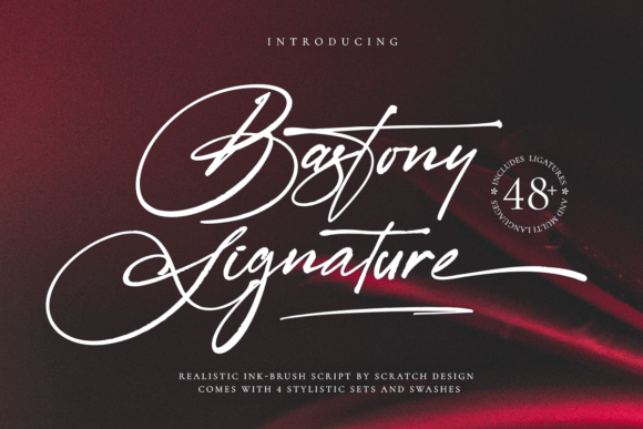 Bastony Signature Font Download for Desktop