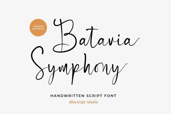 Batavia Symphony Font Download for Desktop