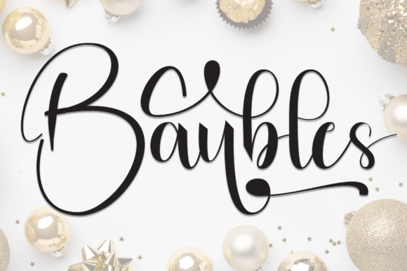 Baubles Font Download for Desktop