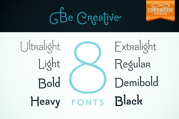 Be Creative Family Font - Featured Image