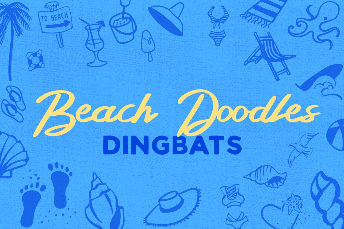 Beach Doodles Dingbat Font Download for Desktop