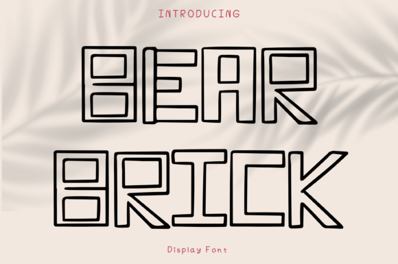 Bear Brick Font Download for Desktop