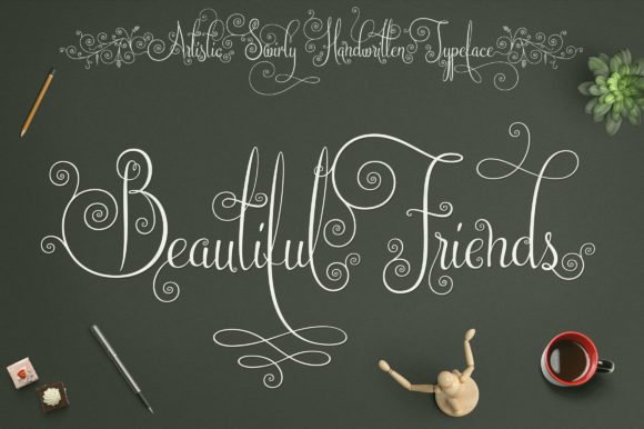 Beautiful Friends Script Font - Featured Image