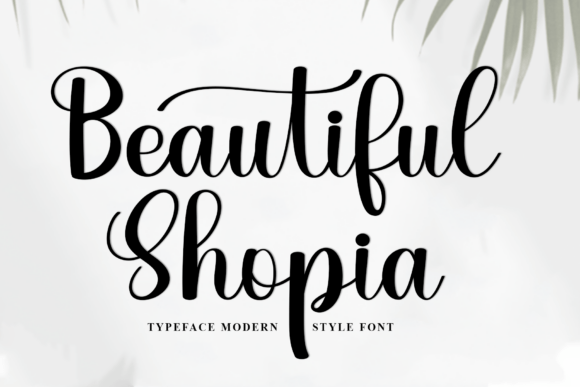 Beautiful Shopia Font Download for Desktop