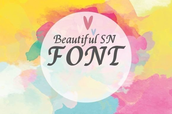 Beautiful Sn Font Download for Desktop