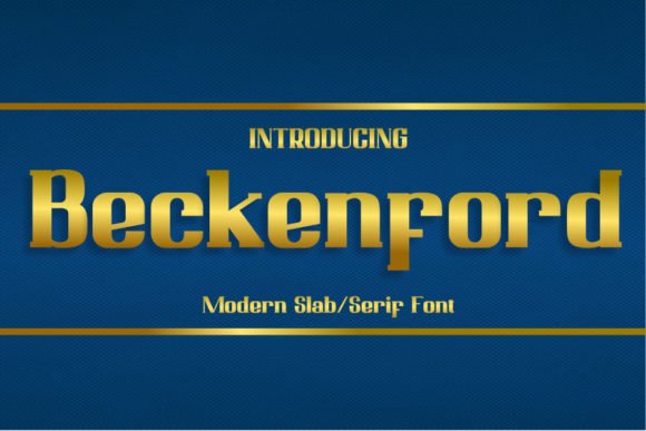Beckenford Font - Featured Image