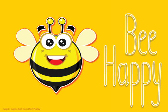 Bee Happy Font - Featured Image