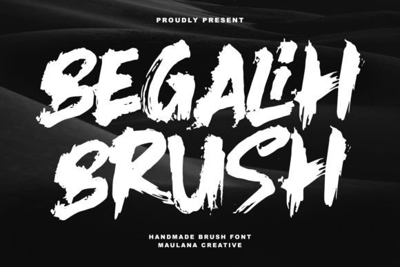 Begalih Brush Font - Featured Image