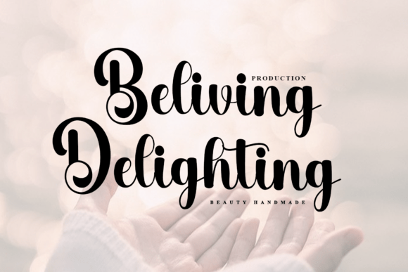 Beliving Delighting Font Download for Desktop