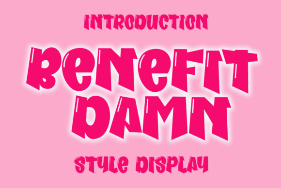 Benefit Damn Font - Featured Image