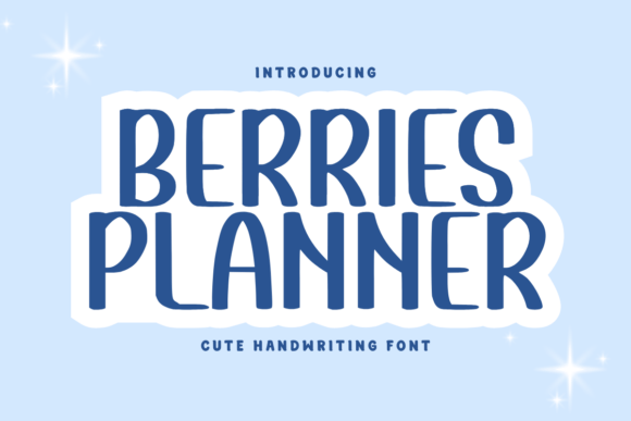 Berries Planner Font - Featured Image