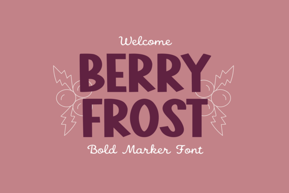 Berry Frost Font - Featured Image
