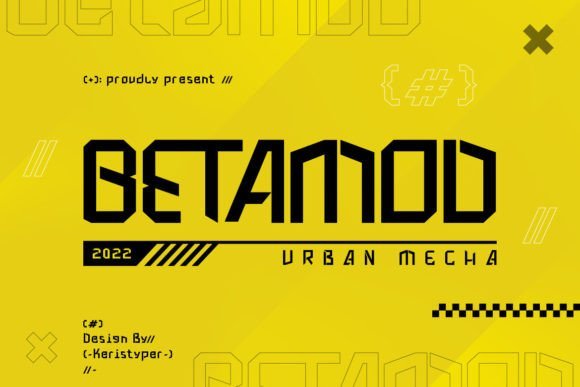 Betamod Font - Featured Image