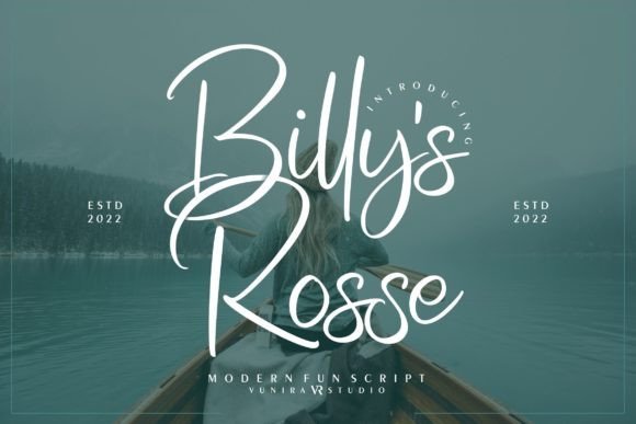 Billy's Rosse Font - Featured Image