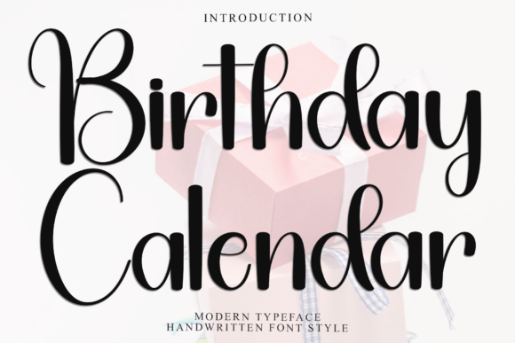 Birthday Calendar Font Download for Desktop