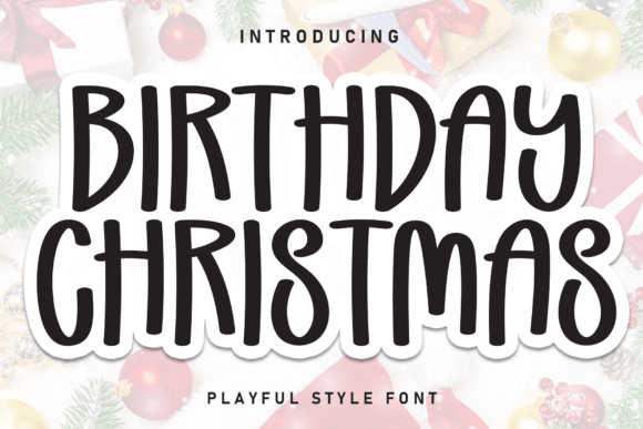 Birthday Christmas Font Download for Desktop