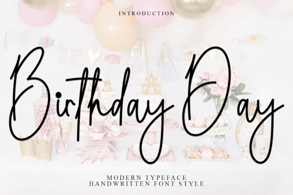 Birthday Day Font Download for Desktop