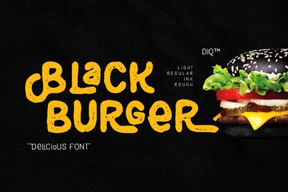 Black Burger Font Download for Desktop
