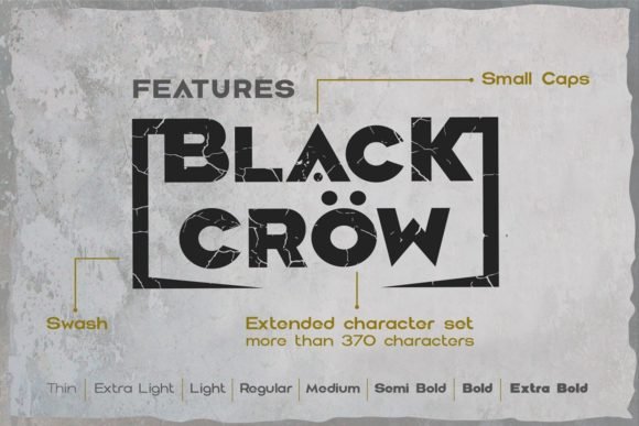 Black Crow Font Download for Desktop