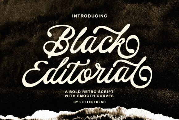 Black Editorial Font Download for Desktop