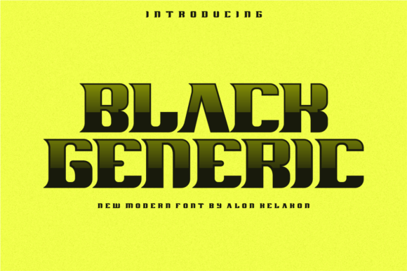 Black Generic Font - Featured Image