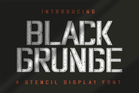 Black Grunge Font Download for Desktop