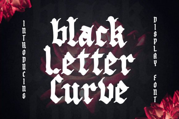 Black Letter Curve Font Download for Desktop