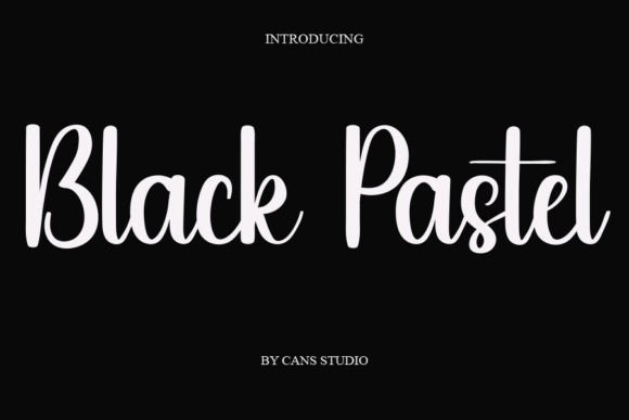 Black Pastel Font Download for Desktop