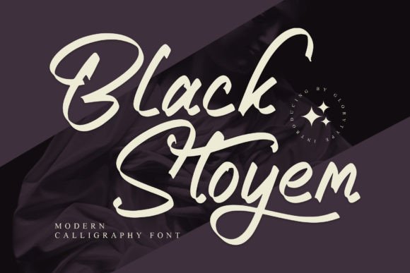 Black Stoyem Font - Featured Image