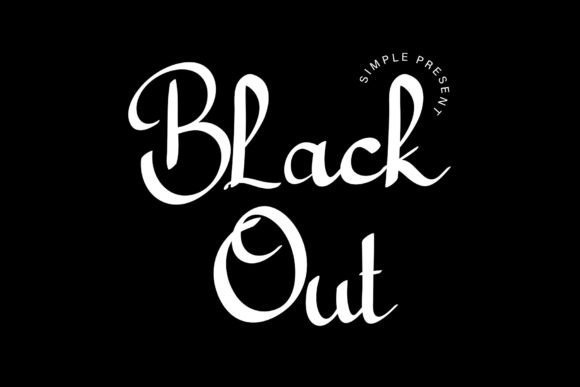 Black out Font - Featured Image