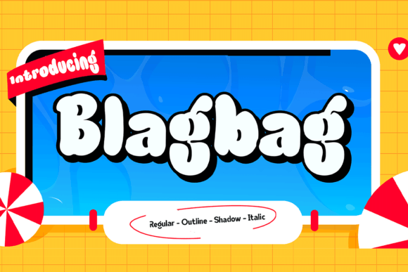 Blagbag Font - Featured Image