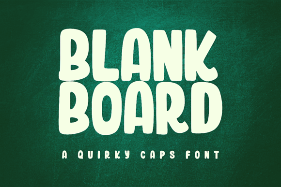 Blank Board Font Download for Desktop