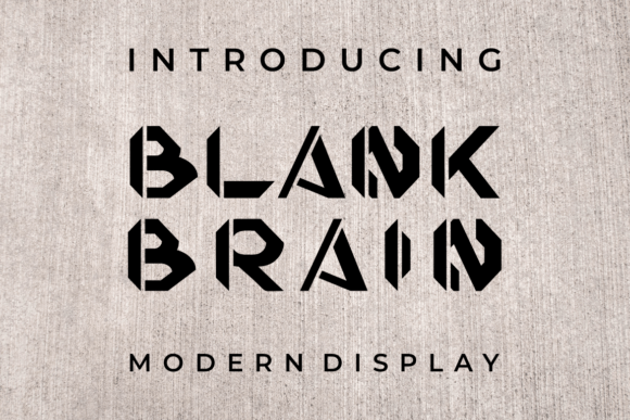 Blank Brain Font Download for Desktop