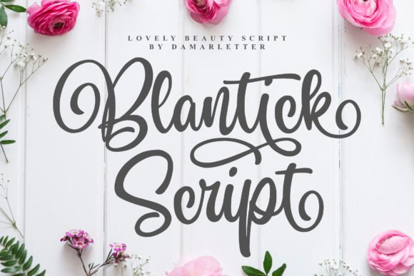 Blantick Font - Featured Image