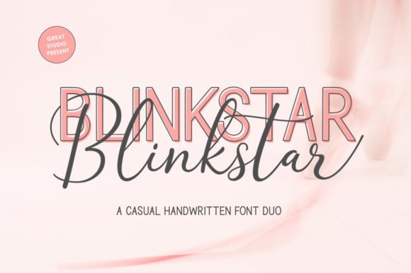 Blinkstar Duo Font - Featured Image