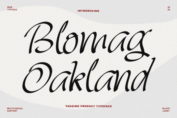 Blomag Oakland Font - Featured Image