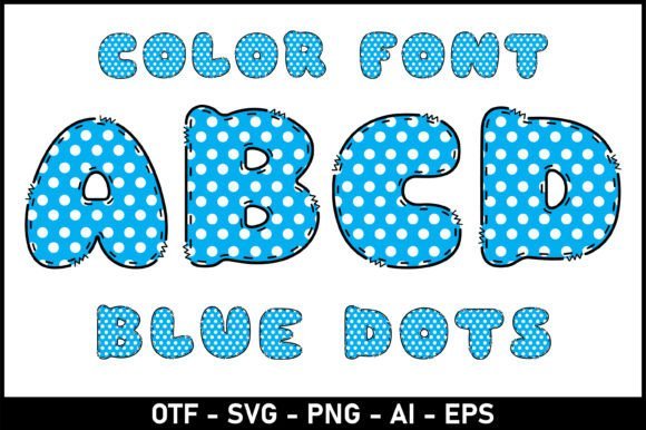 Blue Dots Font Download for Desktop