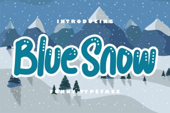 Blue Snow Font Download for Desktop