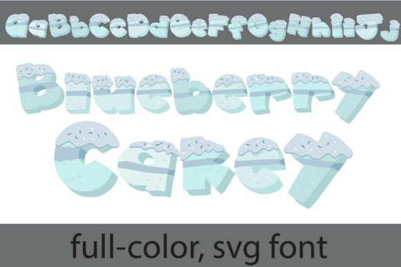 Blueberry Cakey Font - Featured Image