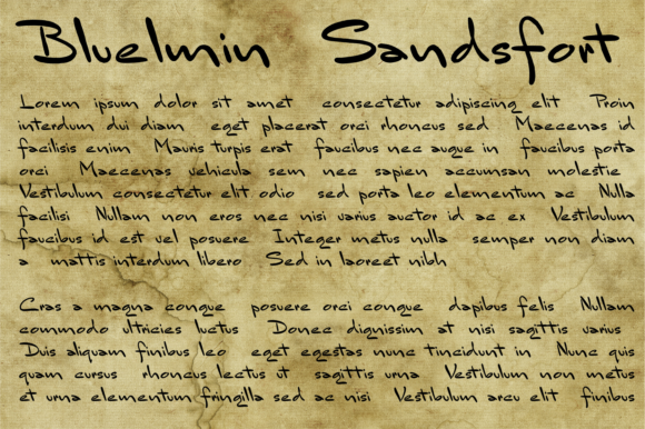 Bluelmin Sandsfort Font - Featured Image