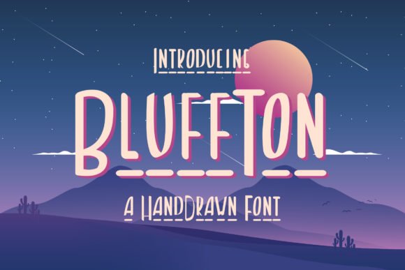 Bluffton Font Download for Desktop