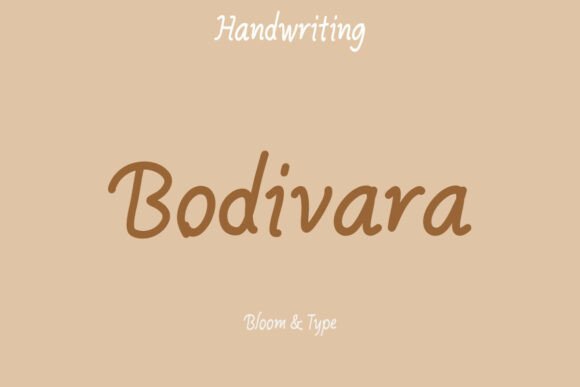 Bodivara Font Download for Desktop