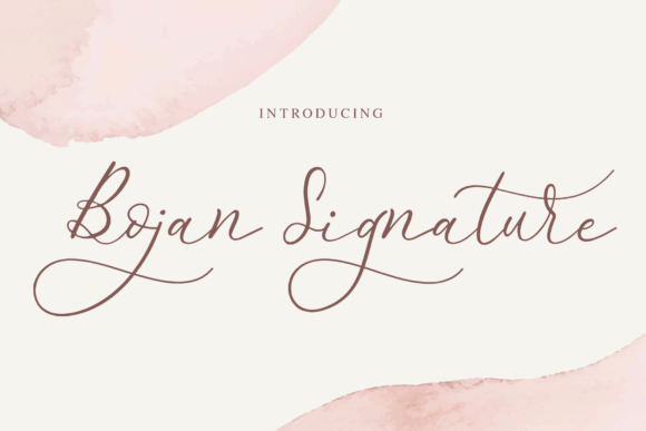 Bojan Signature Font Download for Desktop