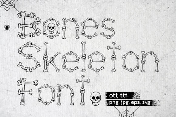 Bones Skeleton Font Download for Desktop