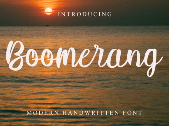 Boomerang Font Download for Desktop