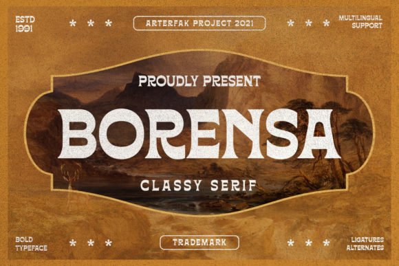 Borensa Font - Featured Image